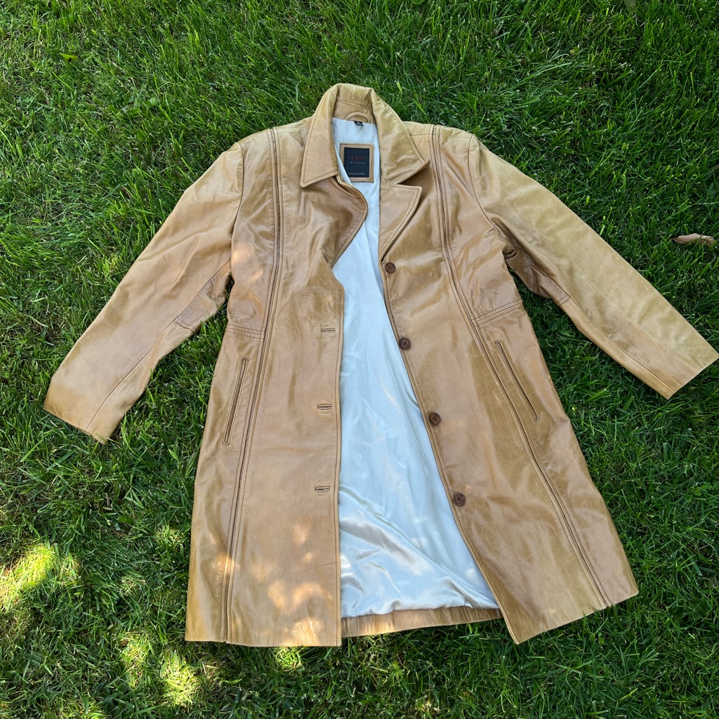 Vintage Brown Leather Jacket  Rogue Leather By Reilly Olmes